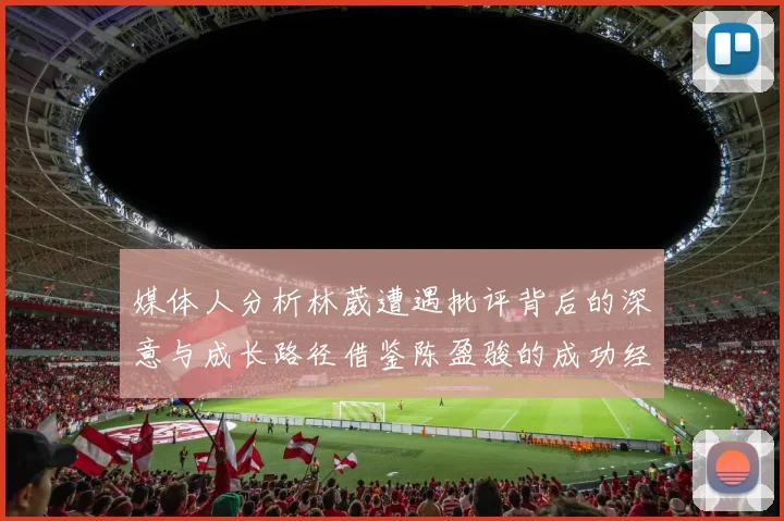 媒体人分析林葳遭遇批评背后的深意与成长路径借鉴陈盈骏的成功经验